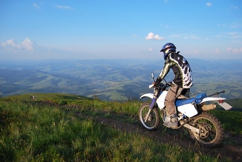 Off road motorcycling