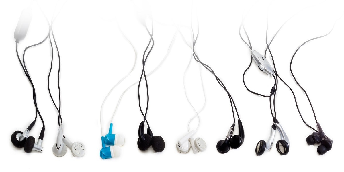 various earbuds