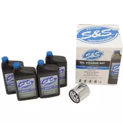 S&S Cycle Synthetic Oil Change Kit